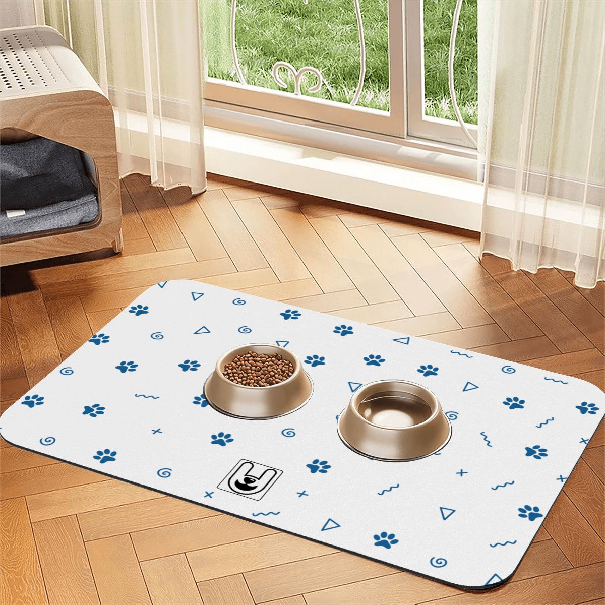 Blue- Iggy Food Mat
