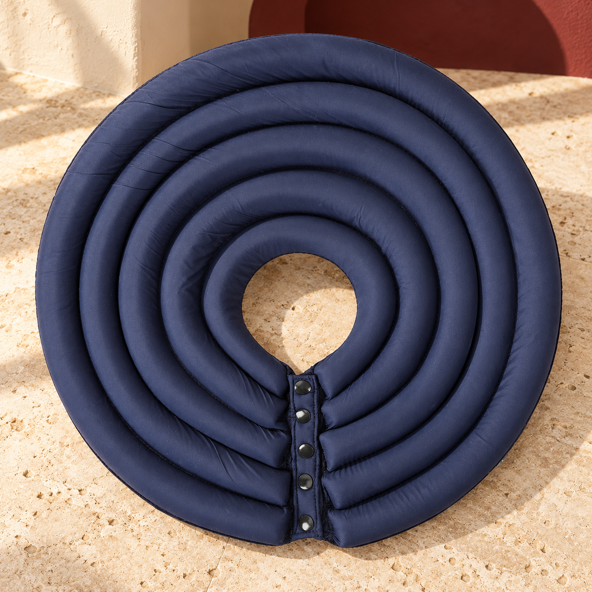 Navy layered soft recovery cone