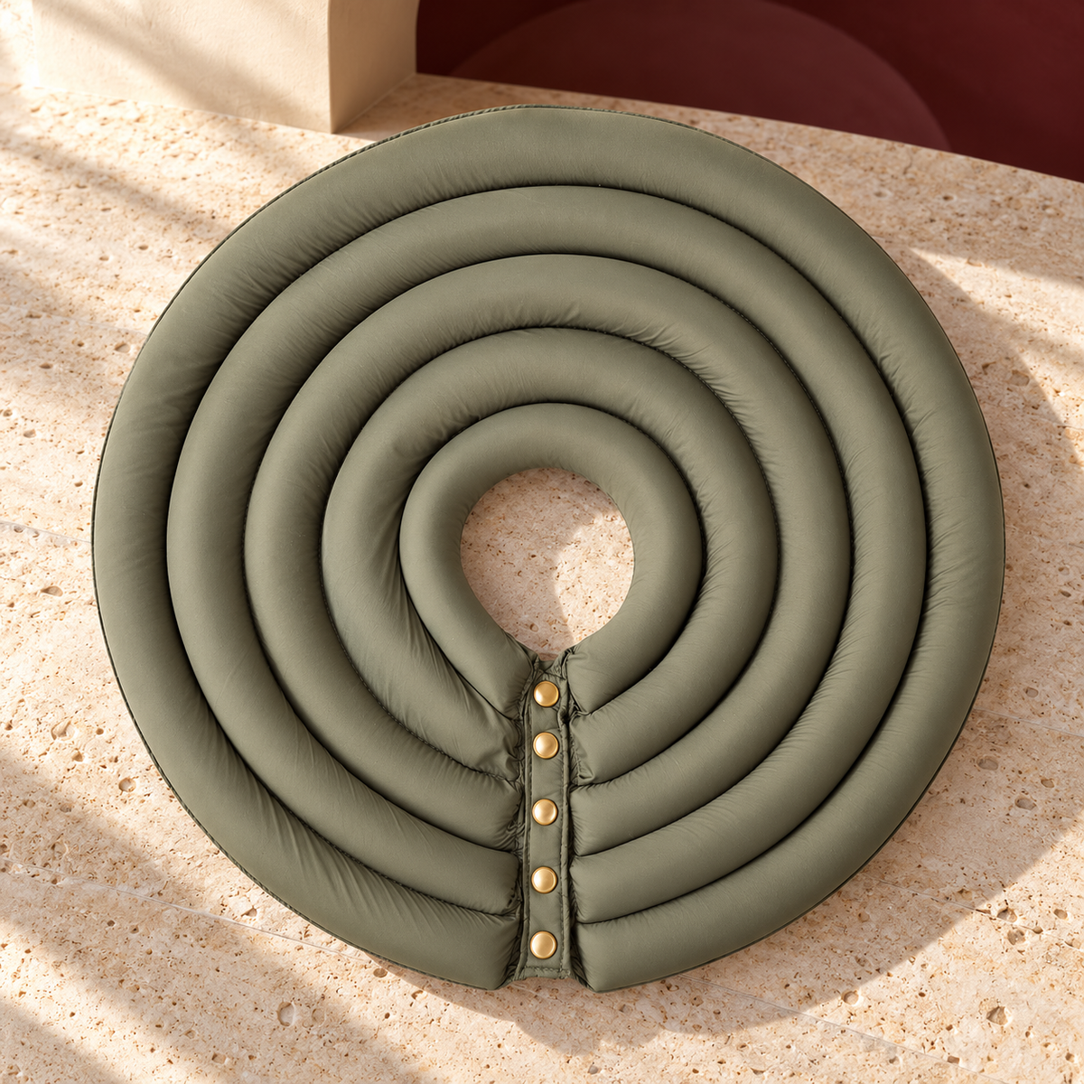 Army Green layered soft recovery cone