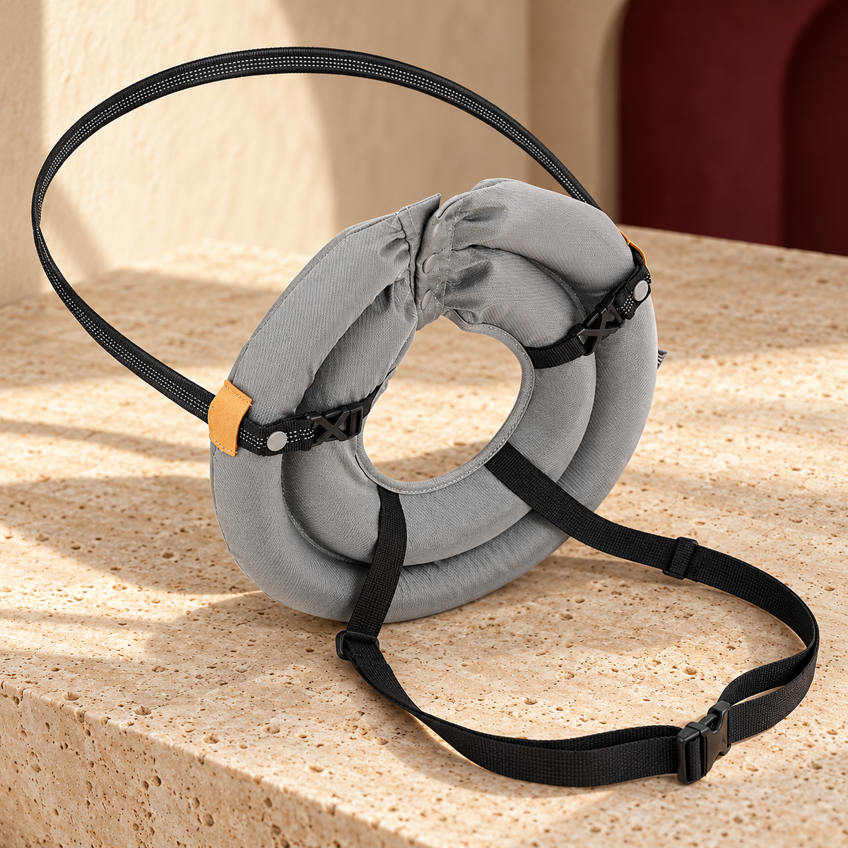 Gray Dog Guidance Halo showing its construction and fastening details