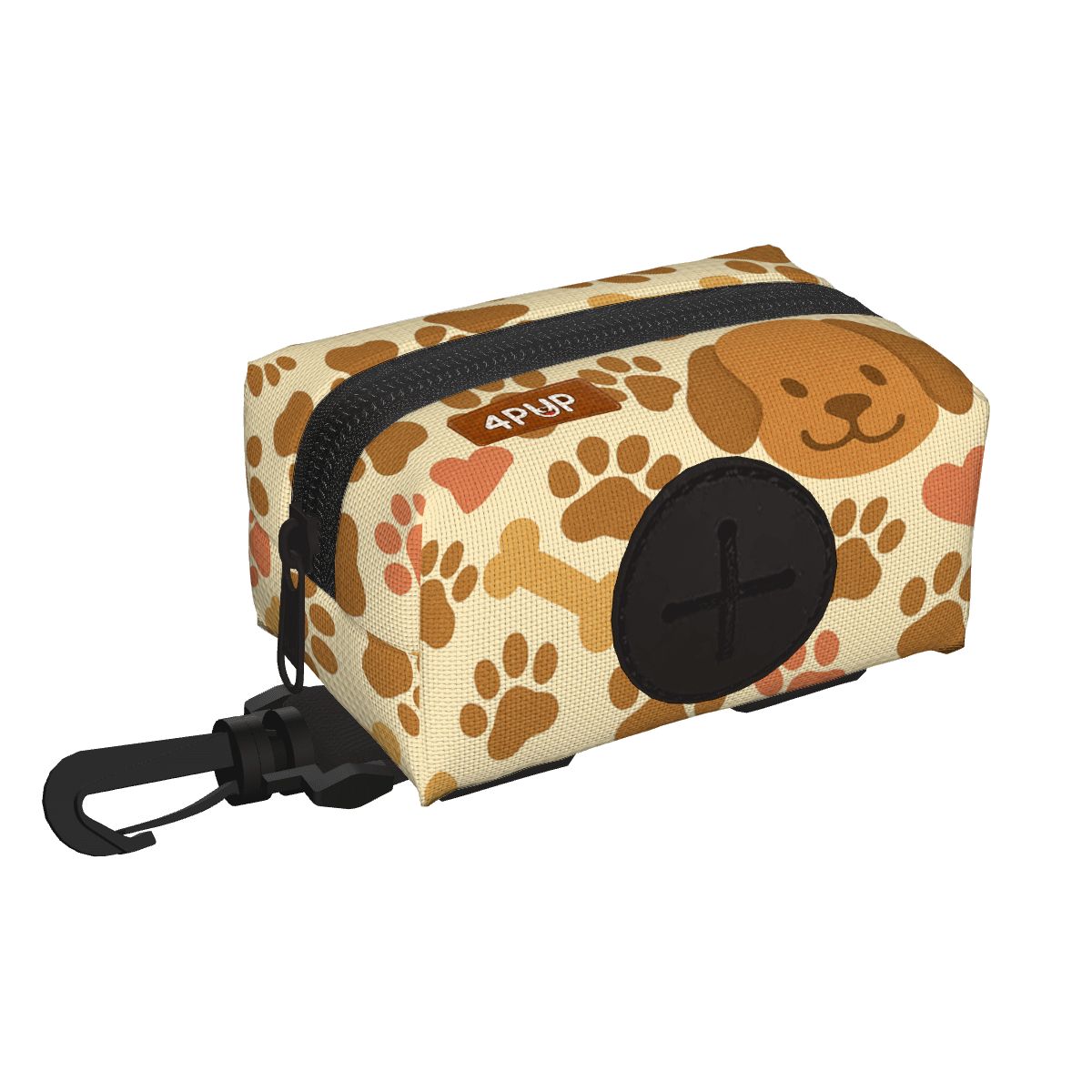 Cloy' dog leash poop bag holder