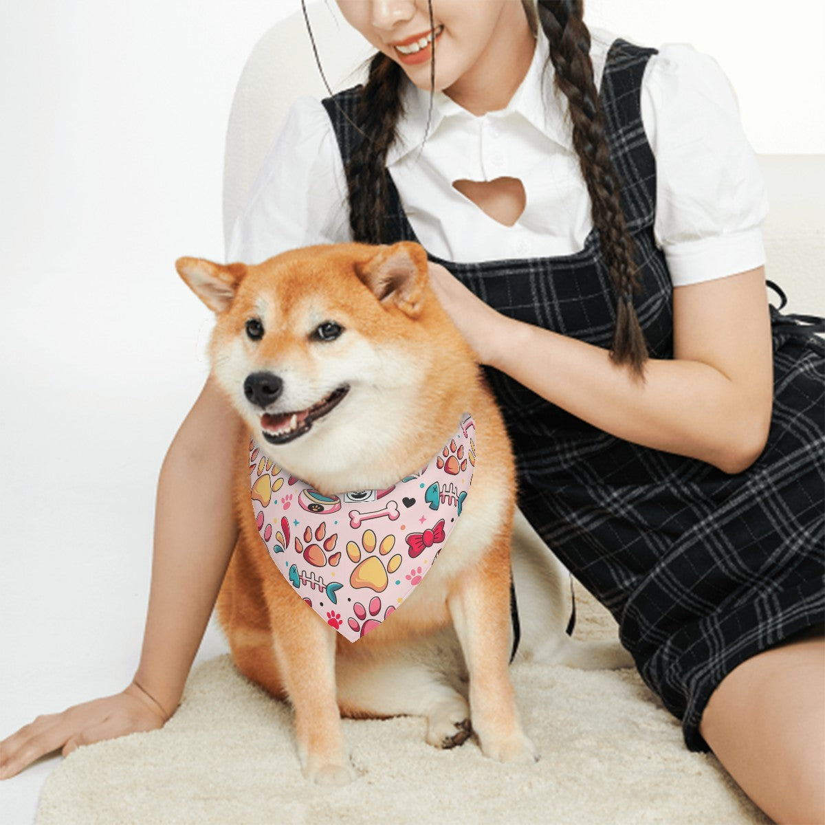 Frankie - soft Dog Bandanas
