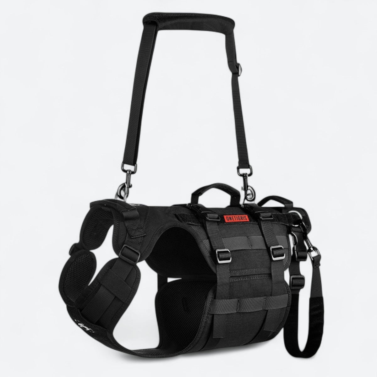 Dog walking aid support harness