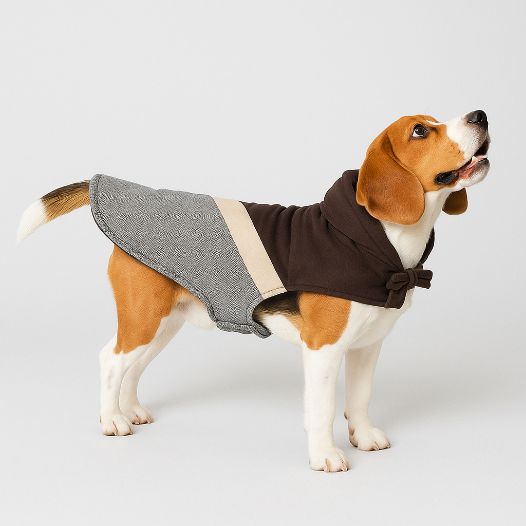Herringbone Iggy Cotton Coat