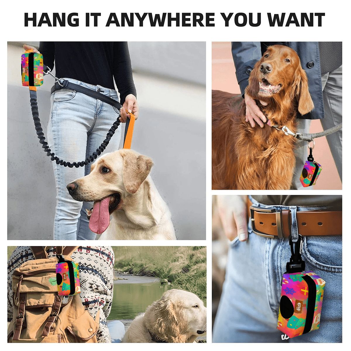 Nala dog poop bags with holder