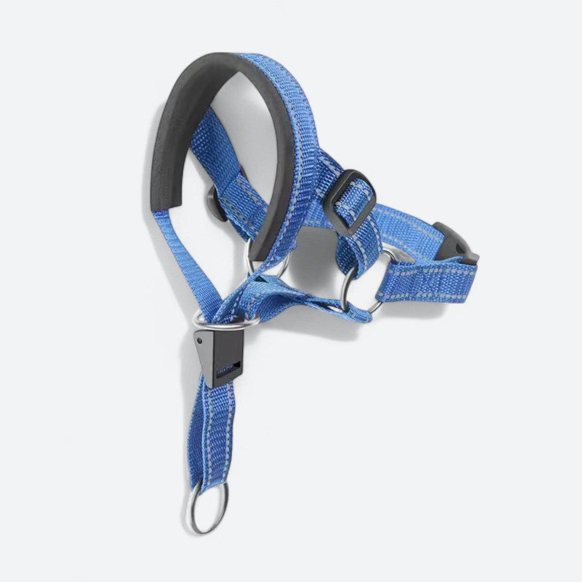 Reflective dog muzzle with collar