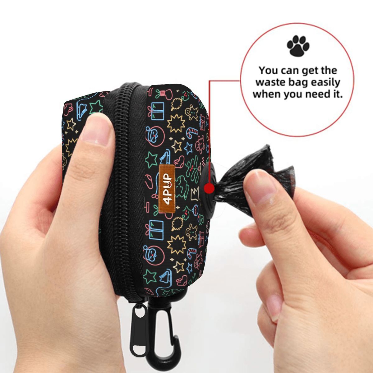 Snoopy Dog Poop Bag Holder