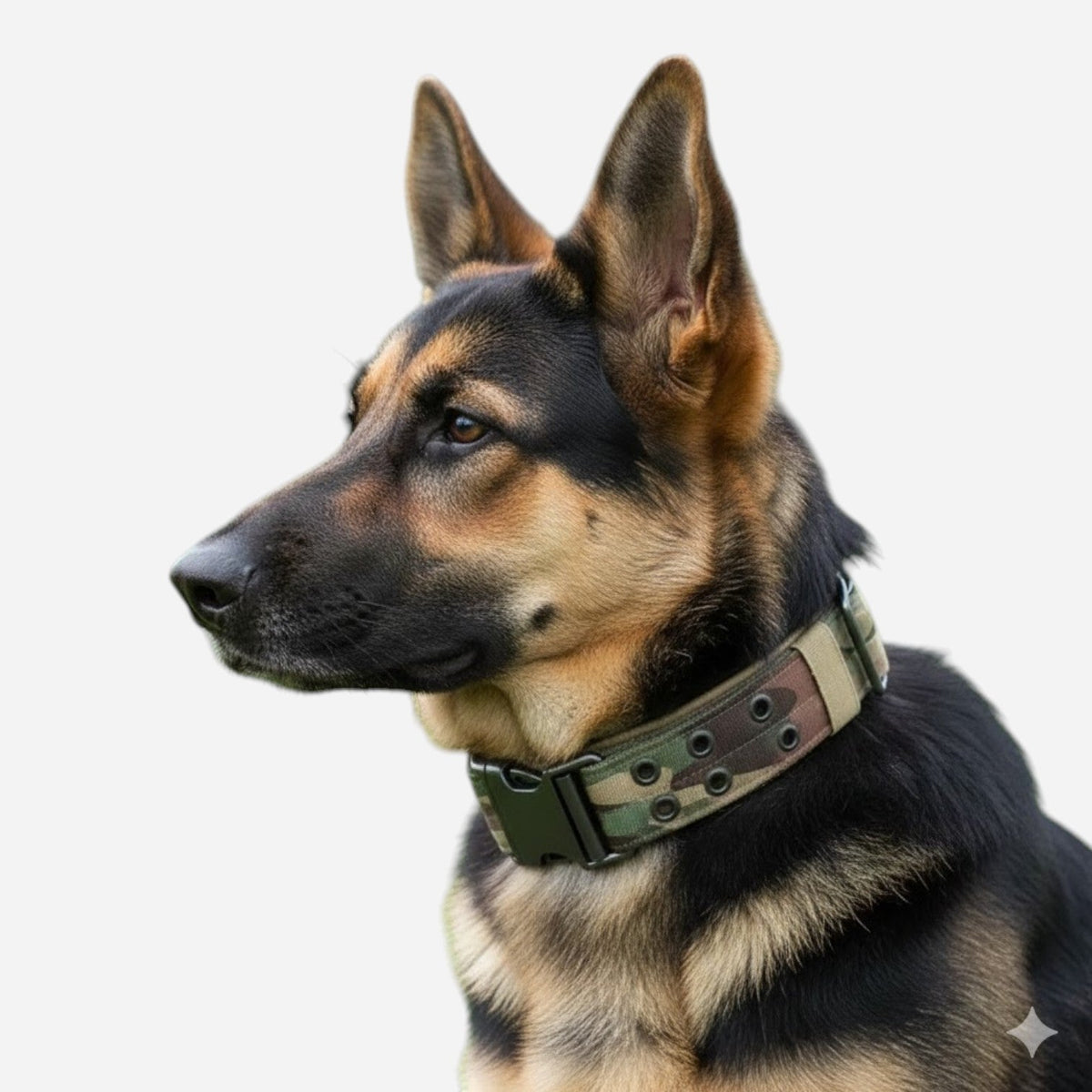 Tactical military-style dog collar