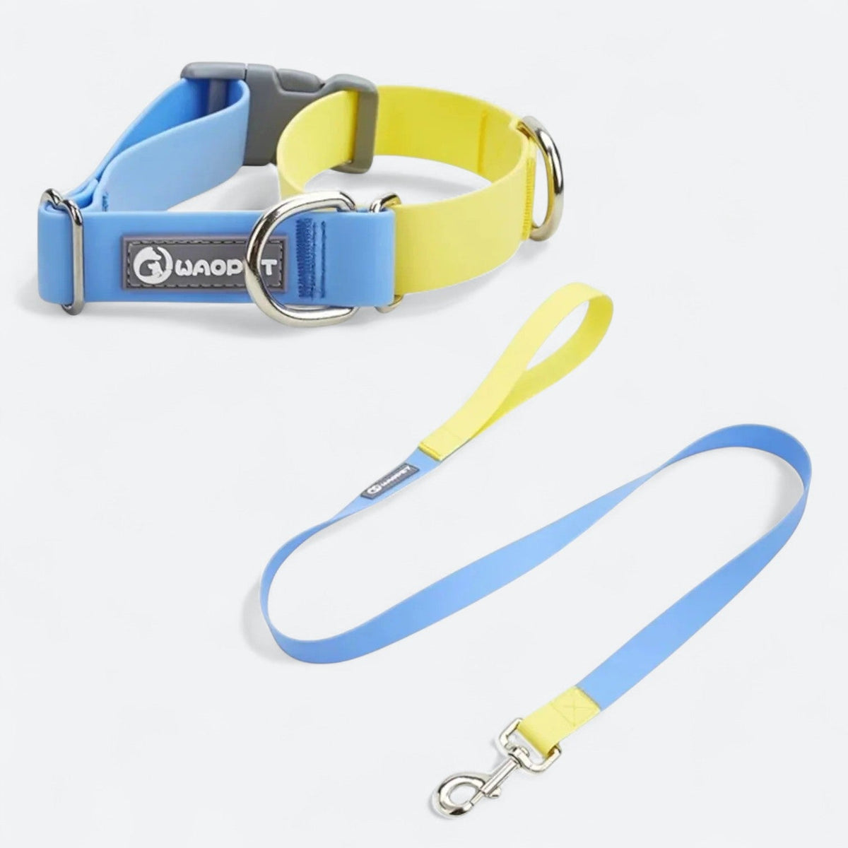 Waterproof PVC dog collar and leash set