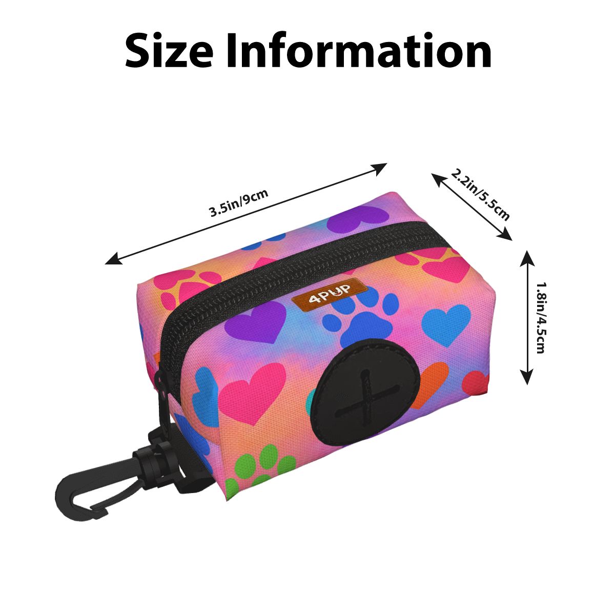 Rosy - Iggy Poop Bag Holder | Leash Attachment