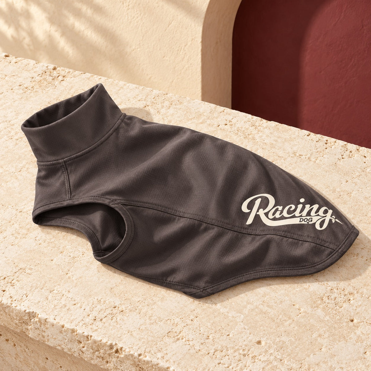 Brown Sleeveless Iggy Summer Top in Dark Brown, garment detail
