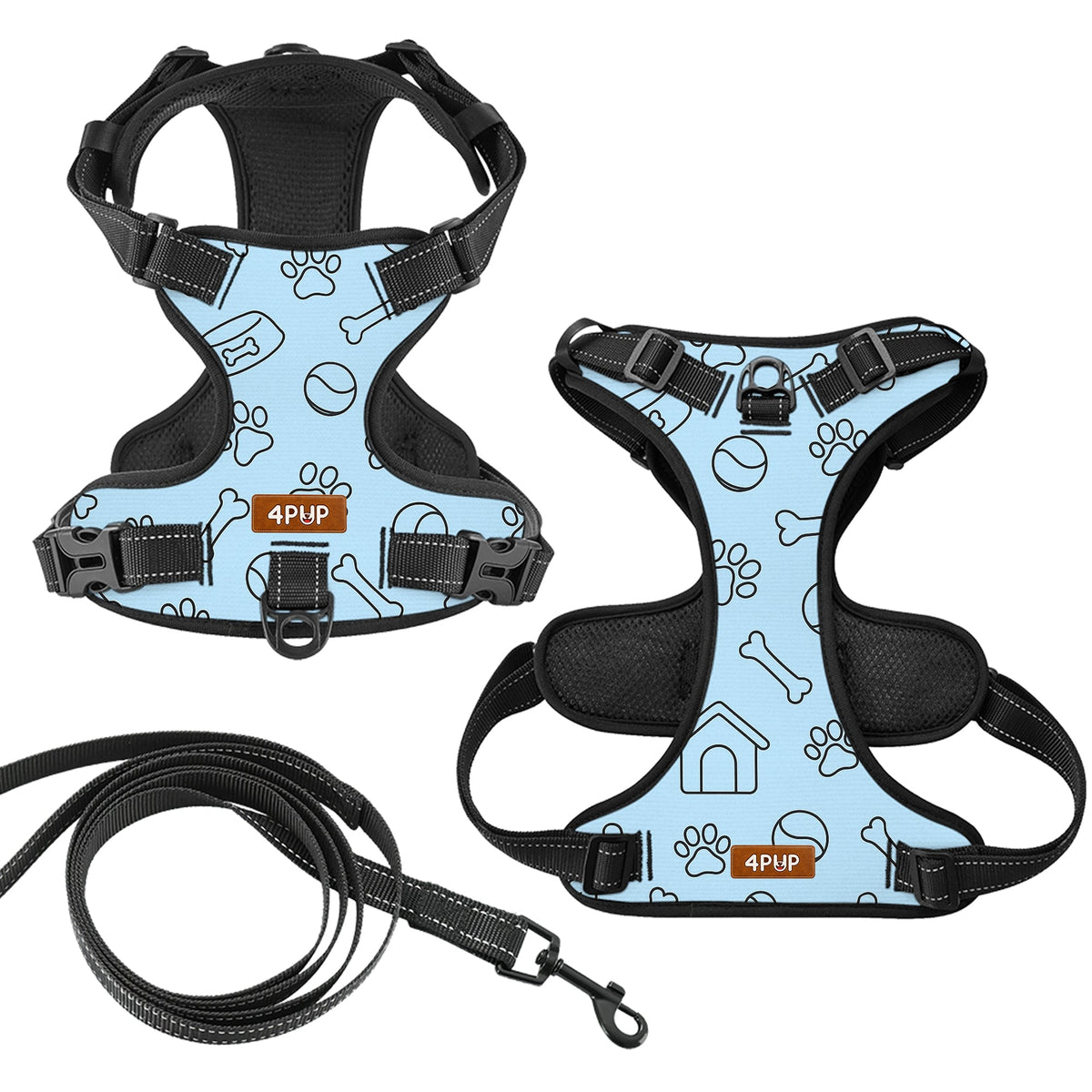 Rex - NO-PULL Iggy Harness & Leash Set | for small and large Dogs