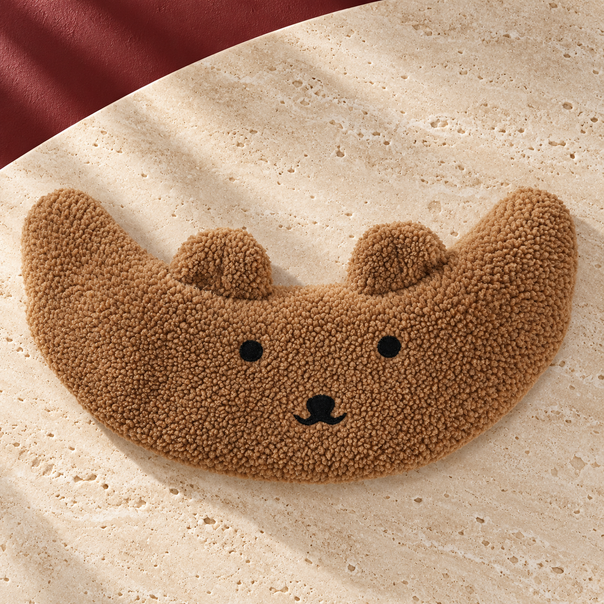 Animal Face Dog Stroller Front Cover — Brown Bear product view
