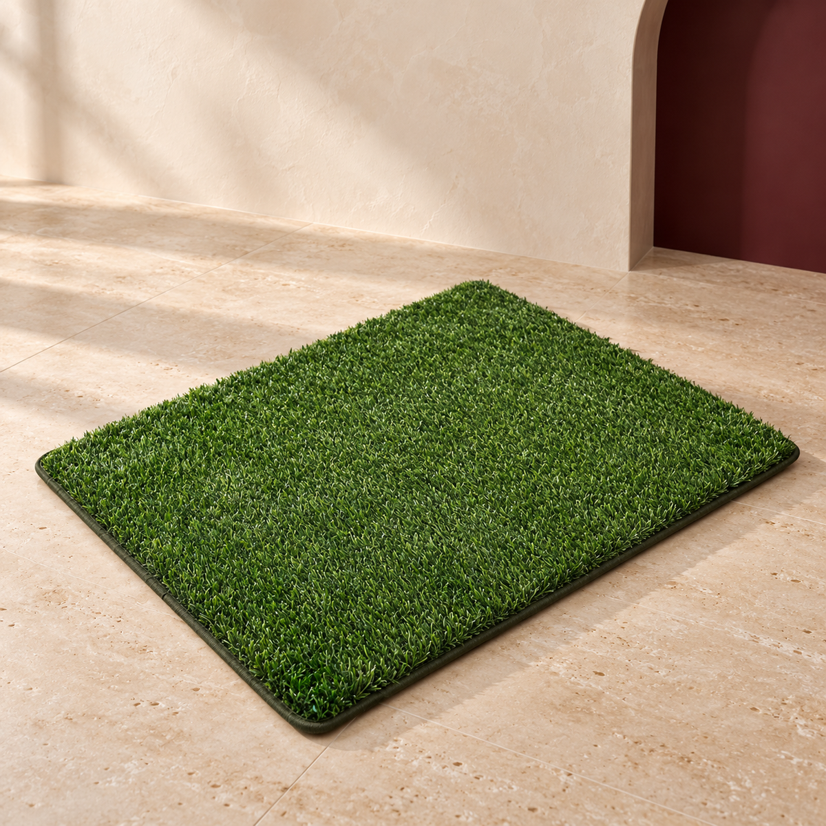 Artificial Grass Dog Potty Mat — Green product view