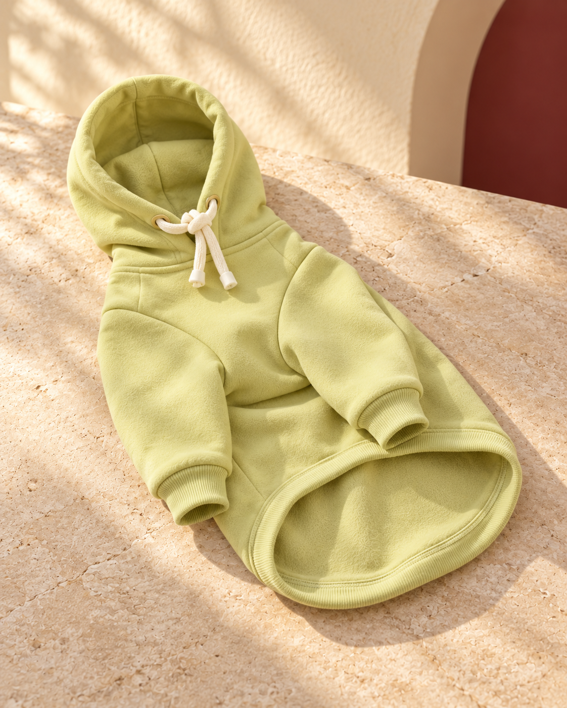 Everyday Iggy Pullover Hoodie in Green, garment detail