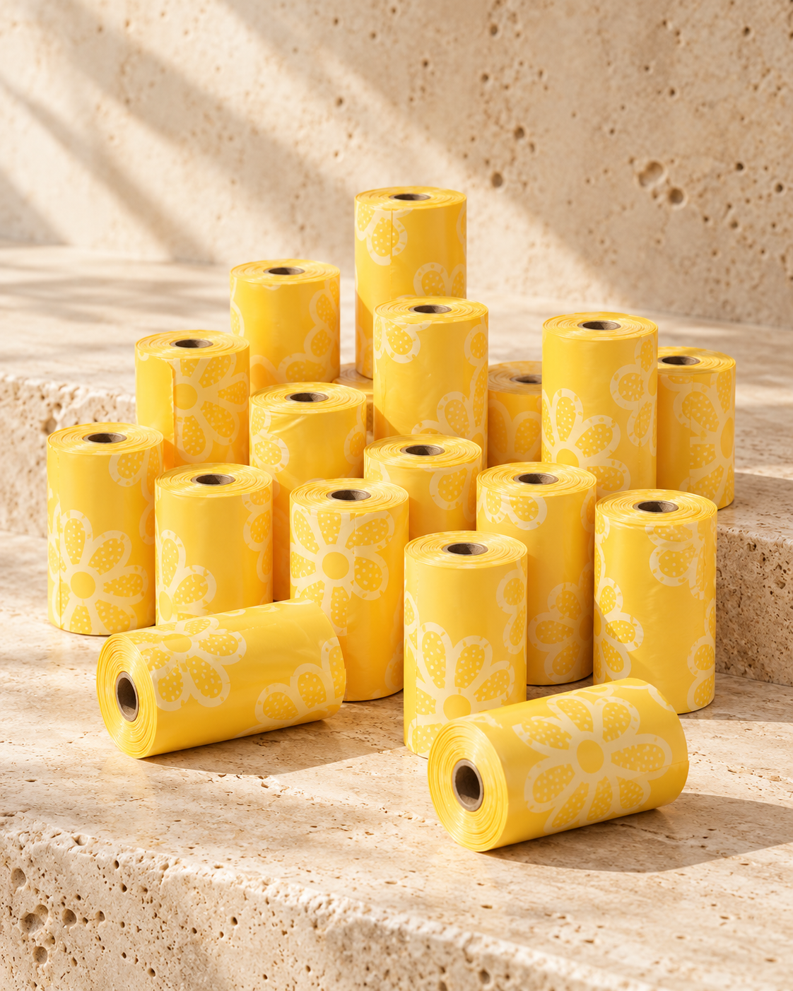 Daisy dog waste-bag refill rolls
