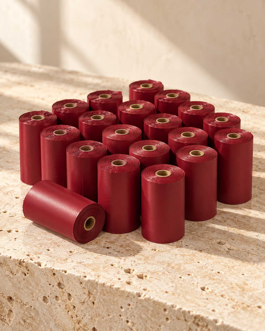 Mist Merlot dog waste-bag refill rolls