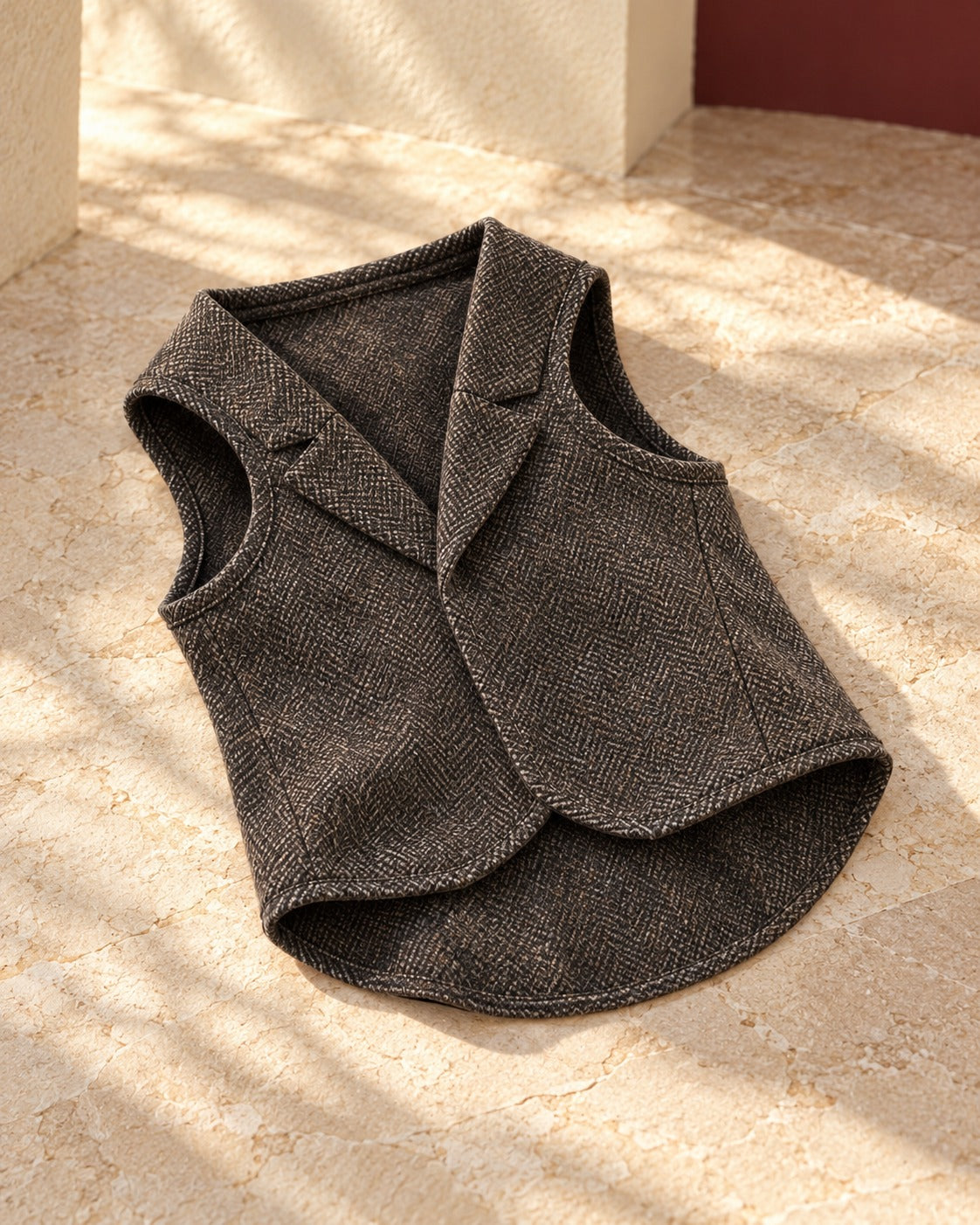 Tailored Iggy Waistcoat, garment detail